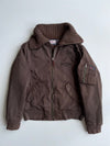 Tommy Hilfiger Denim | Knit Collar Bomber Jacket Brown (M)