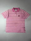 Adidas Vintage Striped Trefoil Polo (L)