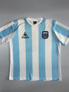 Le Coq Sportif | Argentina AFA Home Football Jersey | Sky Blue & White Stripes (XL)