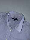 Tommy Hilfiger Striped Button-Up Shirt Blue/White  (S)