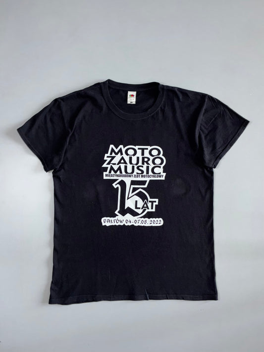 Moto Zauro Music International Motorcycle Rally 2022 Event T-Shirt Black (M)