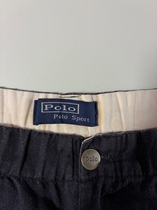 Polo Sport Ralph Lauren Black Chino Shorts – Red Pony (W:36) (L:41)