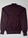 Vintage Yves Saint Laurent Pour Homme Brown Wool Mock Neck Sweater – (S/M)