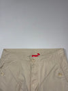 Puma Beige Cotton Capri Pants – Button Tab Hem (W:33) (L:28)