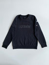 Adidas | Black Outline Logo Oversized Crewneck | (XL)