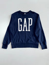 Gap | Logo Print Crewneck Sweatshirt | Navy Blue (L)