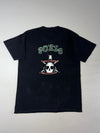 Cyanide Skull & Crossbones Graphic T-Shirt – Black (L)