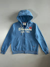 American Retro Blue Champion Graphic Hoodie (M)