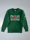 Lonsdale London Union Jack Logo Sweatshirt Green (XS)