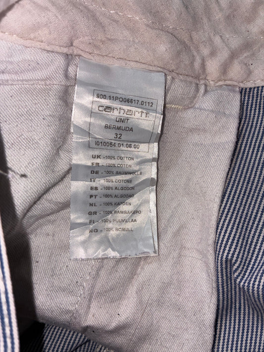 Carhartt WIP Hickory Stripe Shorts (W:34) (L:22)