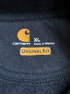 Vintage Carhartt Black Pocket Logo Pullover Hoodie (2XL/3XL)