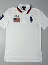 Polo Ralph Lauren USA Flag Polo – White (S)