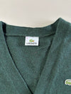 Vintage Lacoste Forest Green Wool Cardigan (M)