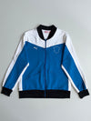 Puma Blue White Colorblock Track Jacket – (L)