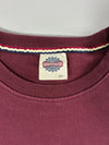 Air & Rainbow NY Embroidered Crewneck Sweatshirt – Maroon (XL)