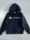 Champion Big Logo Zip-Up Hoodie (M)
