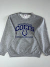 NFL Indianapolis Colts Crewneck Sweatshirt (Grey) (M)