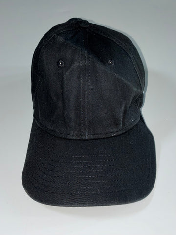 New Era Blank Black Cap (Adjustable)