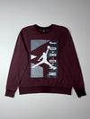 Jordan | Maroon Graphic Crewneck (2XL)