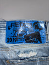 Federal Maestro Distressed Denim Shorts (W:30) (L:19)