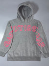 GAP “EST 1969” Pink Graphic Print Grey Hoodie (M)