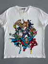 DC Comics Originals | Justice League & Villains Graphic Tee | White (XL)