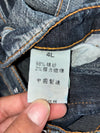 Vintage Dragon Embroidered Tribal Wash Denim Jeans (W:36|L:44)