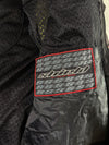Vintage Shield Black Mesh Motorcycle Riding Jacket Padded (L)