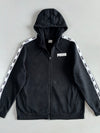 Puma Black Taped Logo Zip Hoodie (XL)