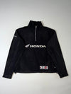 Joe Rocket x Honda Motorcycle Black Quarter-Zip Fleece Jacket (L)