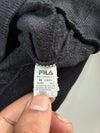 FILA Black Velour Embroidered Logo Sweatshirt – (S)