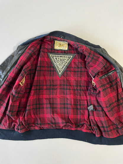 ZGuess Authentic Original Leather Jacket (RARE) (L)