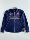 Y2K Arya Boy Navy Embroidered Yacht Club Racing Shirt (2Xl)