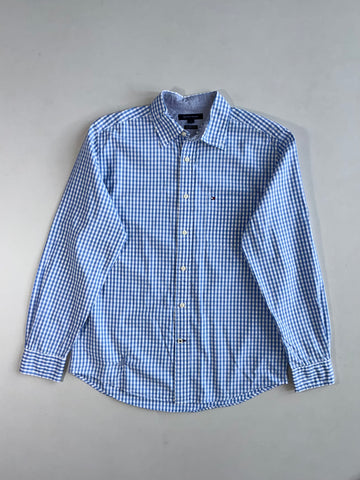 Tommy Hilfiger Gingham Check Button(L)