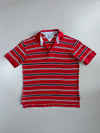 Tommy Hilfiger Red Striped Polo T-Shirt (XL)