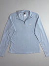 The North Face TKA 100 Baby Blue Women's Quarter-Zip Fleece (XS)