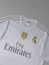 Real Madrid Home Jersey (Fly Emirates) – White, Lexxy Replica Kit  (L)