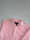 Ralph Lauren Oxford Button-Down Shirt with Multicolor Pony – Pink (S)