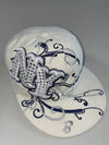 Y2K K&B Ethos NY Rhinestone Embroidered White Fitted Cap (54cm)