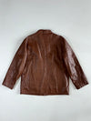 Club Blue More Premium Original Leather Jacket (L)