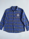 MLB Yankees Flannel Shirt | Navy Plaid  (XL/2XL)