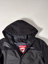 Dririder Black & Charcoal Colourblock Hooded Full-Zip Jacket PADDED (L)