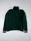 Vintage Polo Ralph Lauren "1st Division RL Regiment" Big Pony Half-Zip Wool Sweater – Forest Green (XS/S)