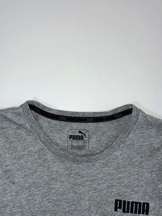Puma Small Logo Tee – Heather Grey, Men’s (S)