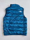 The North Face Blue Chevron Down Puffer Vest(S)