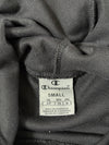 Champion Black Fleece Pullover Hoodie – Embroidered Spellout Logo (S)