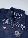 Stanfield Norway Embroidered Full-Zip Fleece Jacket Navy Blue (L)