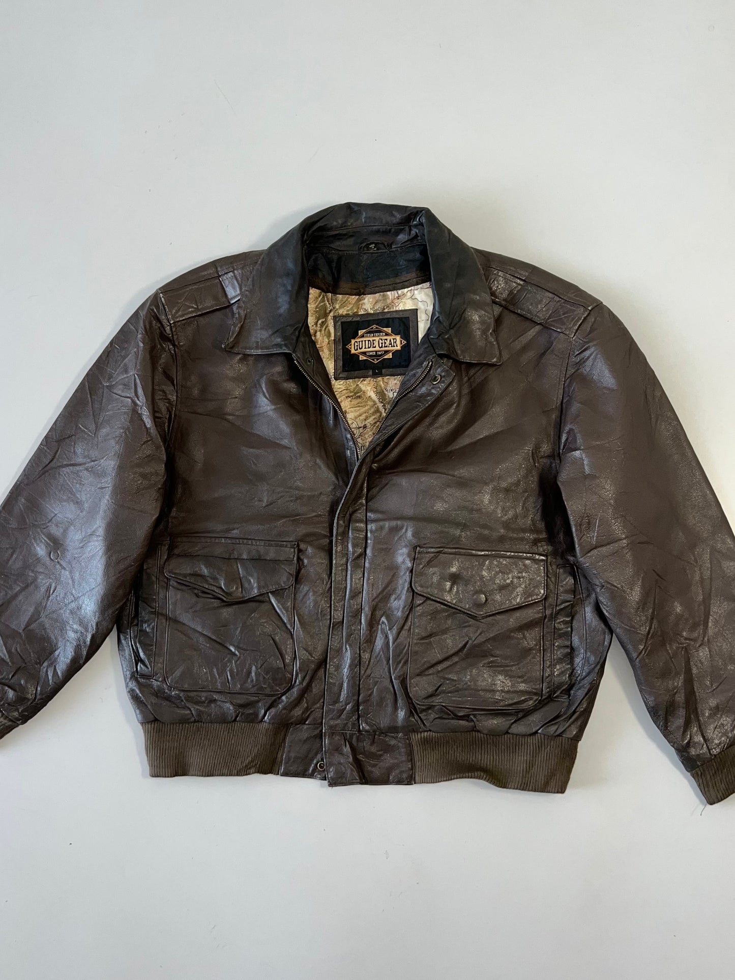 ZGuide Gear Super Premium Original Rare Leather Jacket (L/XL)