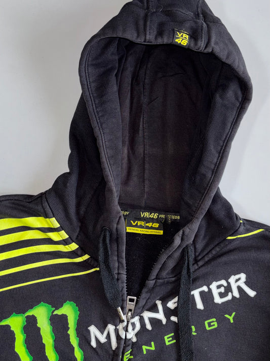 VR46 Valentino Rossi x Monster Energy Official Racing Apparel Full-Zip Hoodie (L)