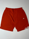 Vintage 2002 Adidas Orange Nylon Shorts (W:32) (L:19)